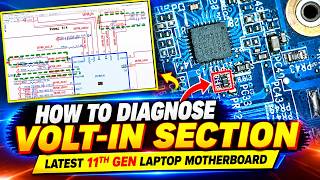 How to Diagnose Volt-IN Section in Latest 11th Gen Laptop Motherboard | Chiplevel Repair Course