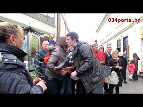 034TV - Tamburaši Posegana razveselili Požežanke za Dan žena