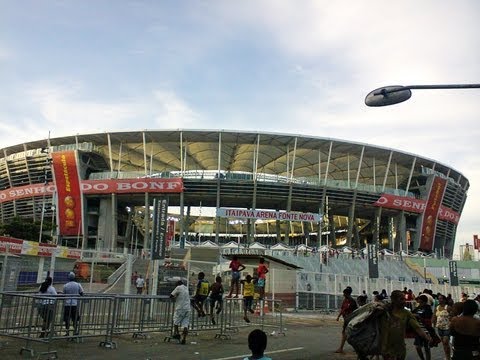 torcida do Vitória na arena Fonte nova