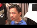DAMN! MANNY PACQUIAO TO THURMAN "YOU'LL BE SURPRISED! I'M GONNA TEACH YOU! "