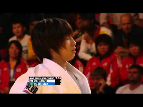 Ami Kondo vs Nathalia Brigada World Judo Championships 2015 - Astana