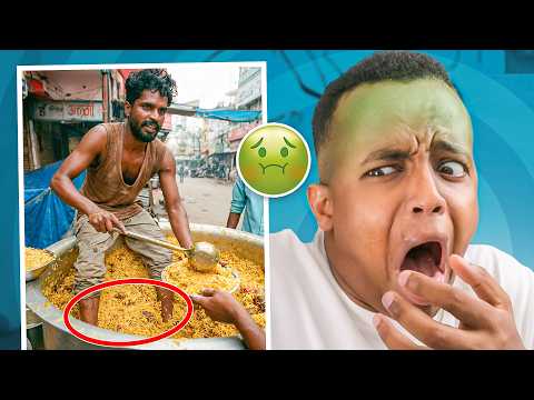 أتحداك تطلع سليم 🤕 أكل شوارع الهند الجزء الثاني 🤢