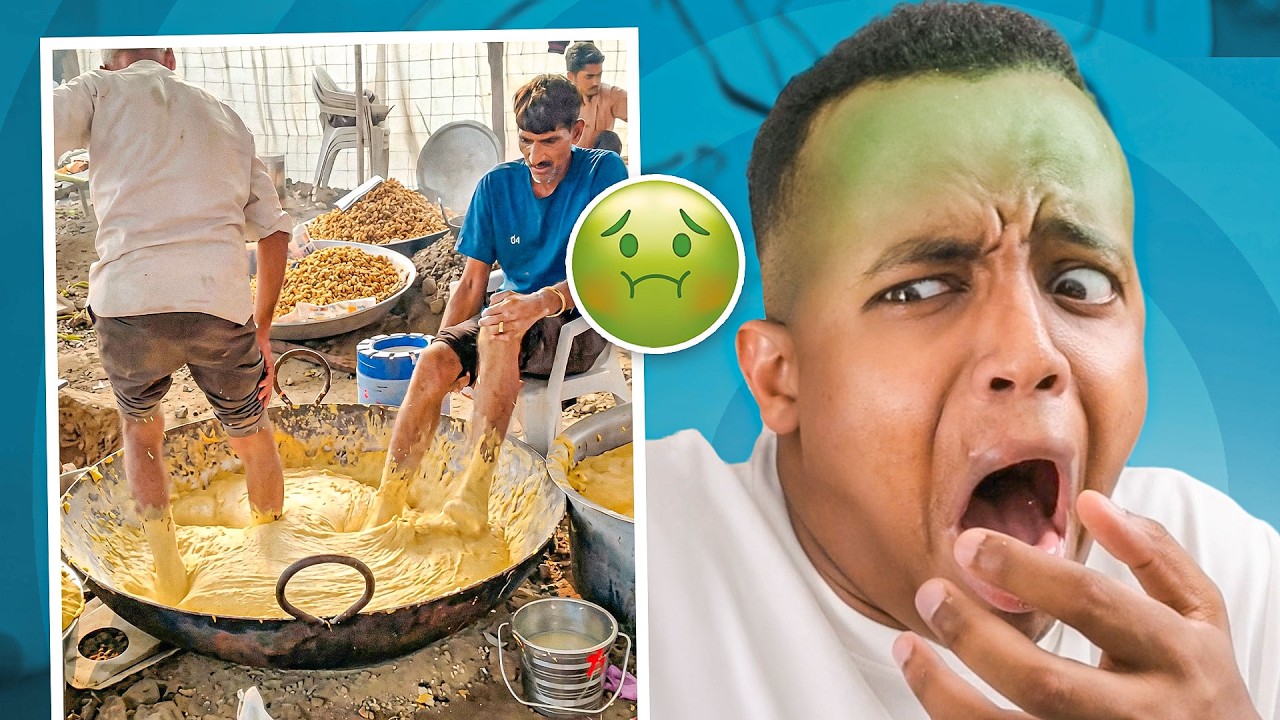 أكل شوارع الهند الجزء الثاني 😵‍💫 ليش كذا يا جماعة؟! 🏃🏽‍♂️