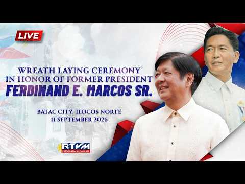 Wreath-laying Ceremony in honor of Former President Ferdinand E. Marcos Sr.