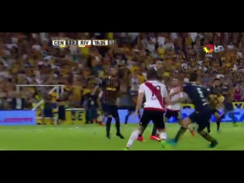 Gol en contra de Marcelo Larrondo - Rosario Central 1 - 3 River Plate - Fecha 4 - Liga Argentina