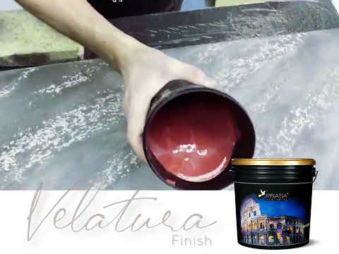 VELATURA - bi-colour finishing and protection technique for TRAVERTINO IMPERIUM Plaster