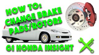 G1 Honda Insight Brake Job:  How to Change Rotors & Pads the RIGHT way