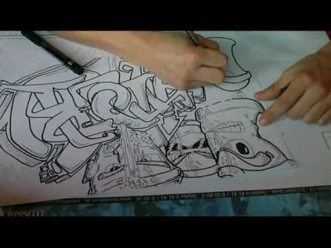 LET'S DRAW A GRAFFITI - " SPRAYCANS VS. HUMANS"