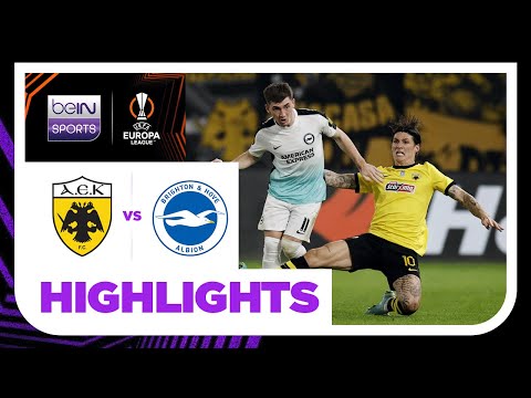 AEK v Brighton and Hove Albion | Europa League 23/24 | Match Highlights
