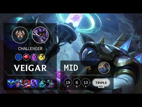 Veigar Mid vs Yasuo - EUW Challenger Patch 11.24