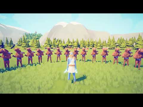 New God Apollo & Pegasus vs Army of Unit - TABS MODS GAMEPLAY