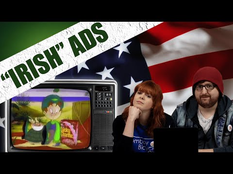 Irish People Watch Cheesy "Irish" Commercials Video