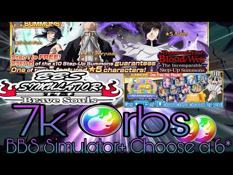 7k+ Orbs Summons for Manga Round 5 (BBS Simulator) + Choose a 6* Live! Bleach Brave Souls