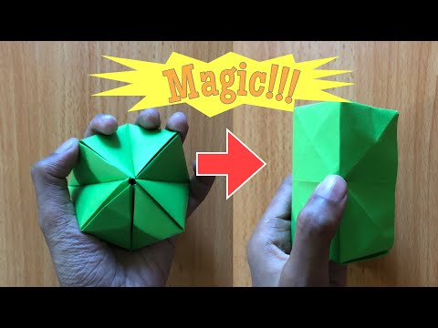How to make an Origami FLEXAHEDRON || Moves & Transforms
