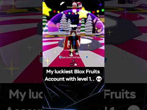 My Luckiest Blox Fruits Level 1 Account..💀 #bloxfruits #fyp #shorts #viralvideo