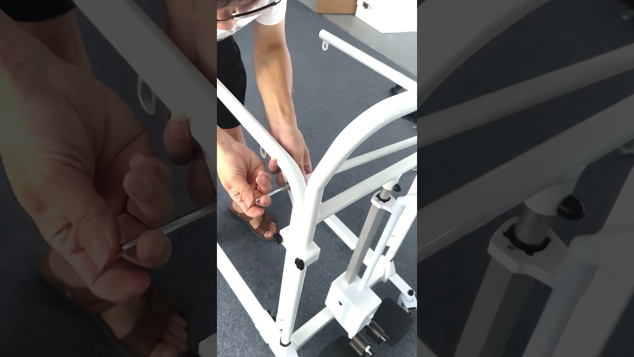 Electric Patient Lift, Portable Transfer Chair with High-Capacity Rechargeable Battey, 330 Weight Capacity, Commode Sling