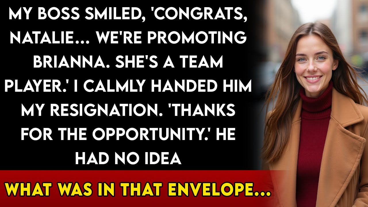 My Boss Promoted My Lazy Coworker Instead of Me. Then He Read the Last Line of My Resignation…