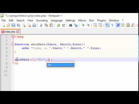 Php Tutorial In Hindi Part 16 Function