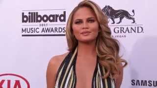 Chrissy Teigen and John Legend Red Carpet Fashion - BBMA 2015