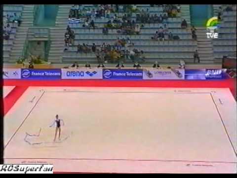 Teodora Alexandrova Ribbon Team EC 1998.avi