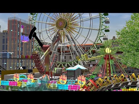 RCT3 Pre-Summer Funfair Pt.2 (5th Zyned movie)