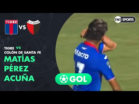 Matías Pérez Acuña (2-2) Tigre vs Colón SF | Primera Rueda (vuelta) - Copa Superliga 2019