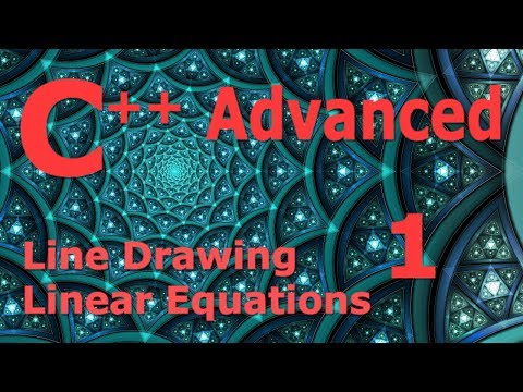 Advanced C Programming Tutorial 1 Line Drawing Linear Equations