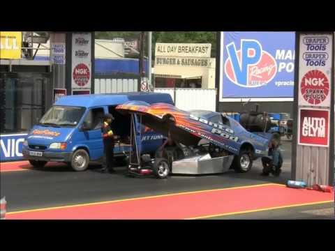 JET CAR FIREFORCE 3 AT SANTA POD. JUST AMAZING !!