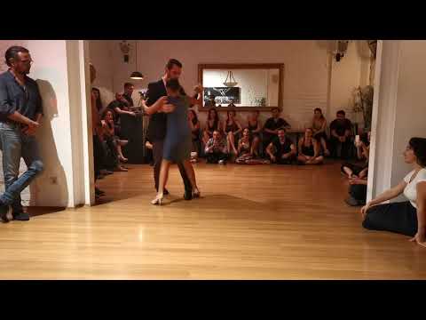  Burak Öncel  and  Melis Arabacıoğlu  are  dancing  to  the  tango  "  Shusheta  "  by  Carlos di Sarli
