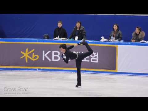 차준환 Jun-Hwan CHA | SP 야간 공식연습 Official Practice | 2016-01-06 종합선수권 1일차