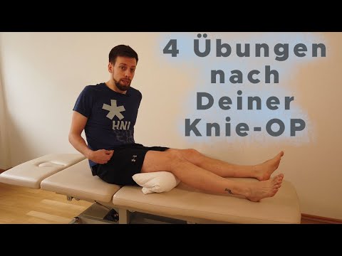Early rehabilitation after knee surgery | 4 exercises you need to know