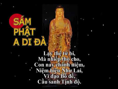 Phát Nguyện Sám Hối - Sám Phật A Di Đà - Niệm Phật (108 lần) - Thích Trí Thoát (có chữ để tụng theo)