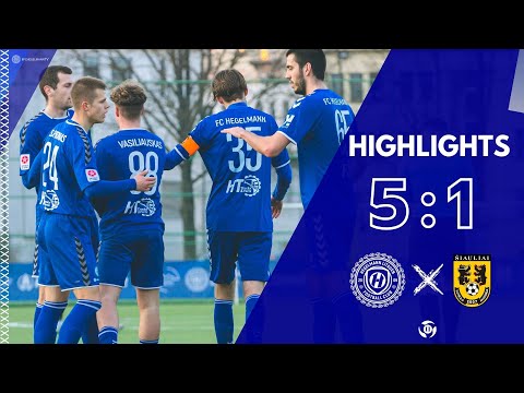 LFF II lyga 3 turas: FC Hegelmann Litauen B x FA Šiauliai B | HIGHLIGHTS