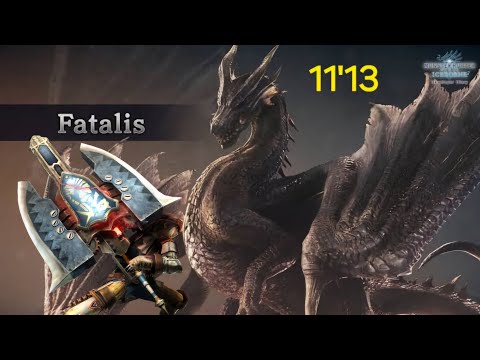 Monster Hunter World: Iceborne Fatalis charge blade solo 11'13