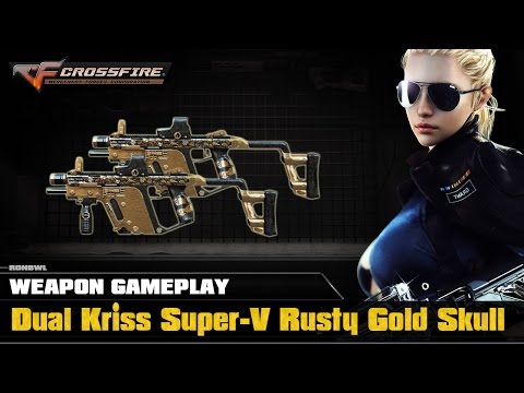CrossFire VN - Dual Kriss Super-V Rusty Gold Skull