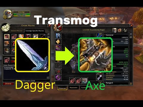 Transmog between different weapon types - Whitemane Cataclysm