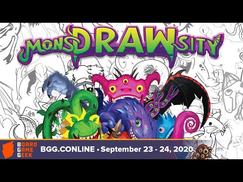 MonsDRAWsity — game preview at BGG CONLINE September 2020