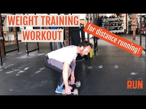 Distance Running Weight Training Workout With Dumbbells thumbnail