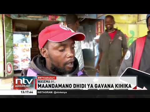 Wanabiashara Nakuru walalamikia hasara baada ya maandamano ya barabara mbovu