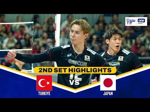 JAPAN vs. TÜRKİYE | SET 2 HIGHLIGHTS | 2025 FIVB MEN'S WORLD CHAMPIONSHIP | SEPT. 13