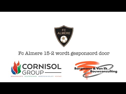 Fc Almere JO15-2 tegen Weesp 15-2