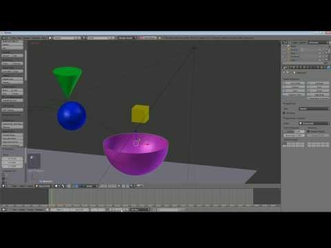 Blender 2.68 Tutorial - Rigid Body Physics