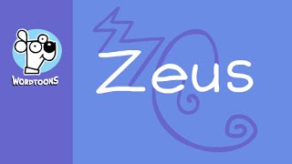 Draw A Cartoon Zeus  From His Name -  Wordtoon Zeus