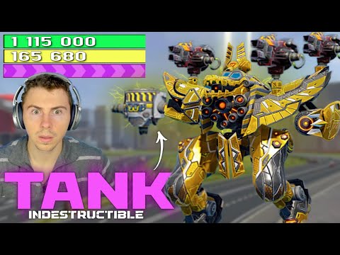 Wait... We Can Make Ammit MORE Tanky! 1 Million Hp Ammit With Double Shielding | War Robots