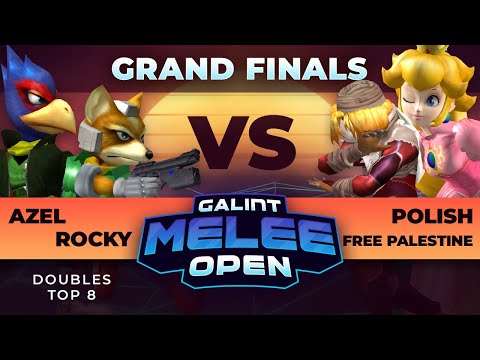 Azel & Rocky (Fox, Falco) Vs. Polish & Free Palestine (Peach, Sheik, Fox)  - Doubles Top 8 Grand Fin