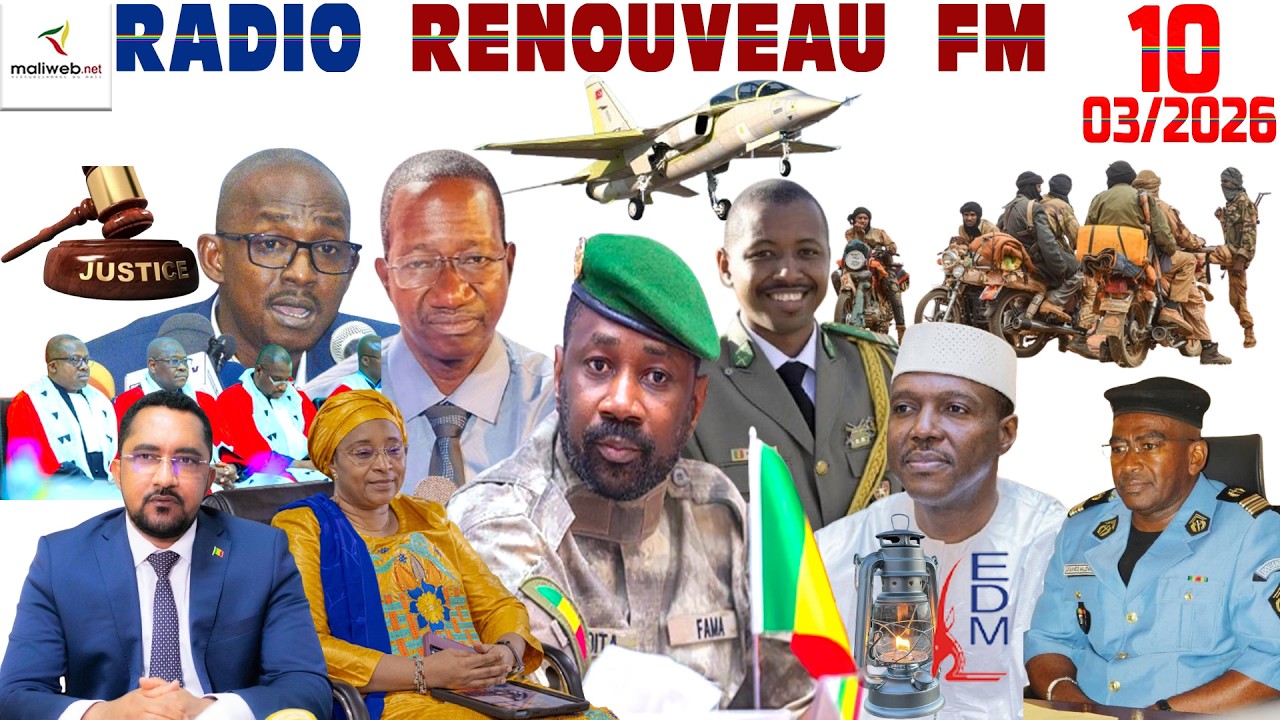 La Revue de Presse de la RADIO RENOUVEAU FM du 10 Mars 2026