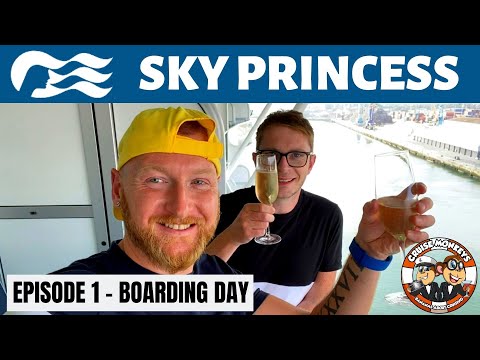 Princess Cruises Sky Princess - Episode 1 - Boarding Day