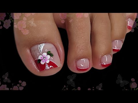 Diseño de UÑAS HERMOSAS con FLORES |UÑAS DECORADAS CON 💐😍