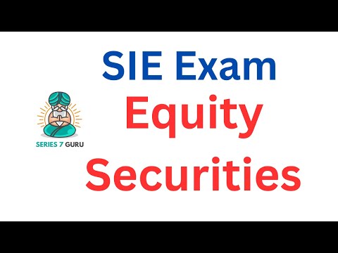SIE Exam Equity Securities