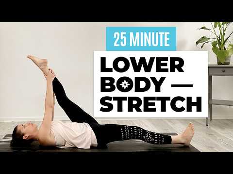 25 MINUTE LOWER BODY YOGA STRETCH | Best Lower Body Yoga Stretches — Gentle Lower Body Yoga Class 🥰